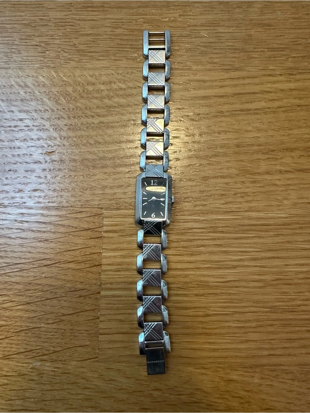 Burberry stainless steel watch